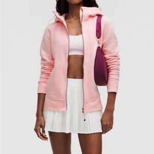 Lululemon strawberry milkshake full zip scuba size 4